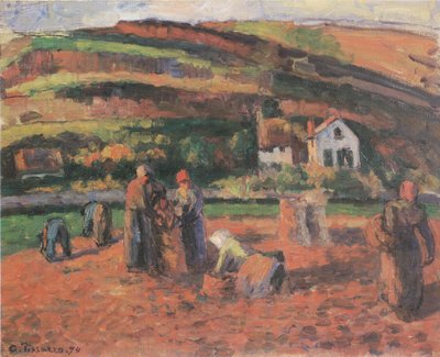 Potato Harvest by Camille Jacob Pissarro